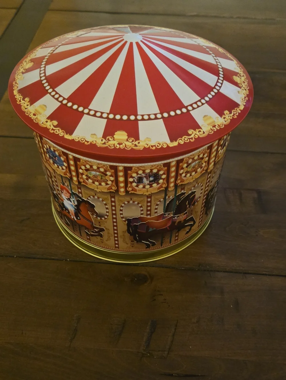 Musical Carnival Carousel Tin - Home Party Supplies